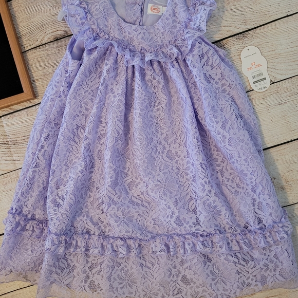 NWT Girls Spring Dress Purple ✨️ - Picture 5 of 16